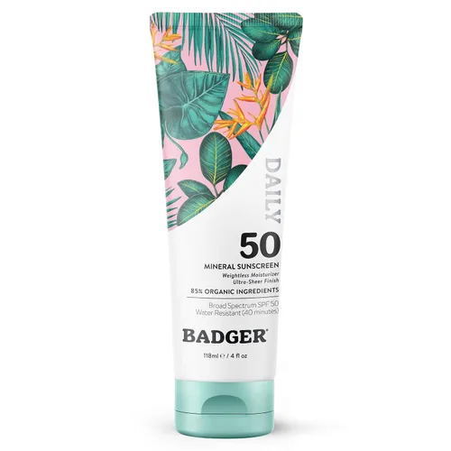 Vista 11 de Badger Combo mineral de protección solar diaria y facial, SPF 30, protectores solares minerales orgánicos ligeros con óxido de zinc, lociones