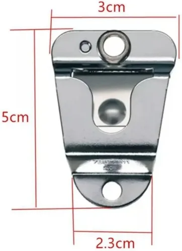 Vista 6 de Paquete de 2 clips de micrófono CB, soporte de micrófono CB, clips de micrófono compatibles con CB Motorola HLN9073B CDM1250 GM300 M1225 GM3688
