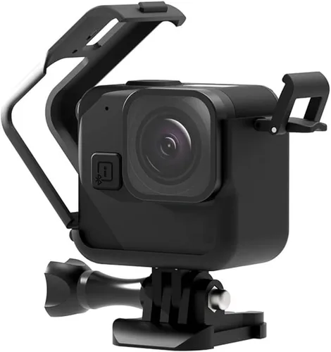 Vista 2 de Funda protectora para cámara ABS a prueba de golpes Accesorios con soporte base Protector de carcasa de cámara para GoPro Hero 11 Negro MINI