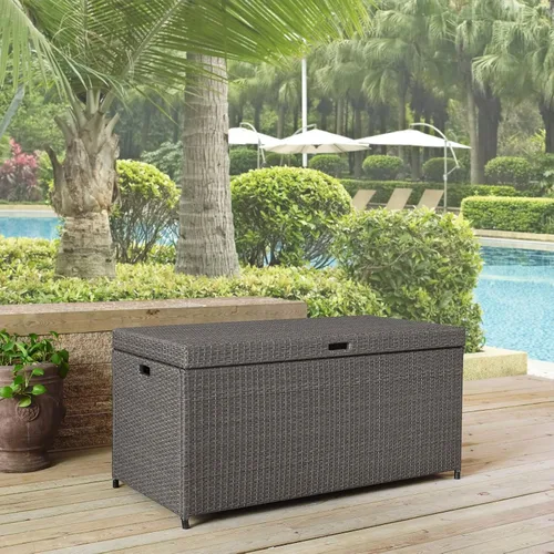 Vista 7 de Crosley Furniture Palm Harbor - Caja de almacenamiento para exteriores Gris