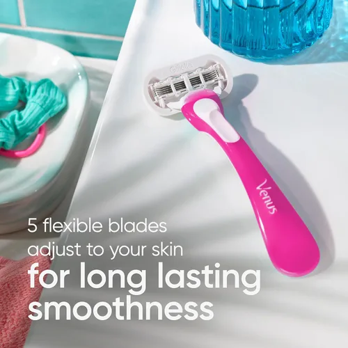 Vista 3 de Gillette Venus Maquinillas de afeitar desechables verdes extra suaves para mujer, 2