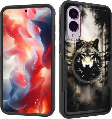 Vista 262 de Funda magnética para Galaxy A16 5G, [compatible con MagSafe] [protección contra caídas de grado militar] Funda resistente a prueba de golpes