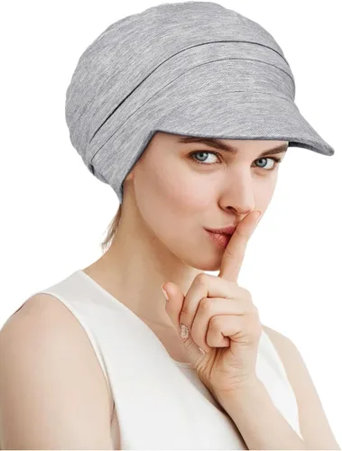 Vista 2 de Alnorm Gorra de béisbol de gran tamaño de viscosa transpirable súper suave para mujer