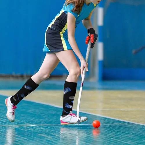 Vista 7 de Xaatren 12 pares de calcetines de hockey novedosos calcetines deportivos para niños, calcetines deportivos de hockey, fútbol, béisbol, calcetines