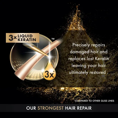 Vista 3 de GLISS Champú Hair Ultimate Repair de 13.6 onzas