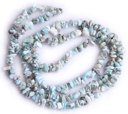 Vista 7 de GEM-Inside - Chips de piedra de cristal para hacer joyas, cuentas sueltas de forma libre con agujero para hacer pulseras, collares, adultos, 34