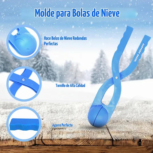 Vista 3 de Slippery Racer Happy Snowball Maker Azul