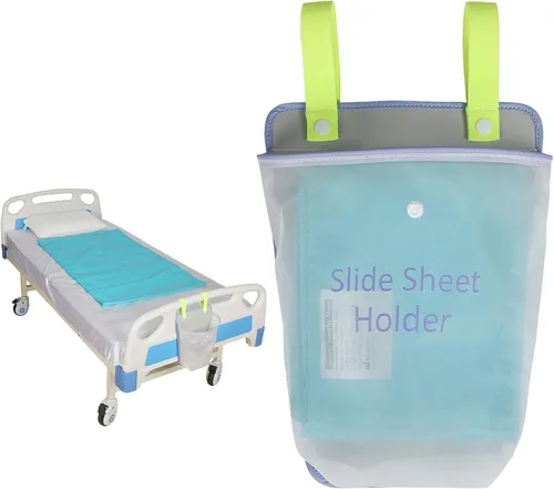 Vista 10 de Hoja de transferencia tubular de 27 x 39 pulgadas para pacientes en movimiento, hoja deslizante y tablero deslizante para traslados de ancianos