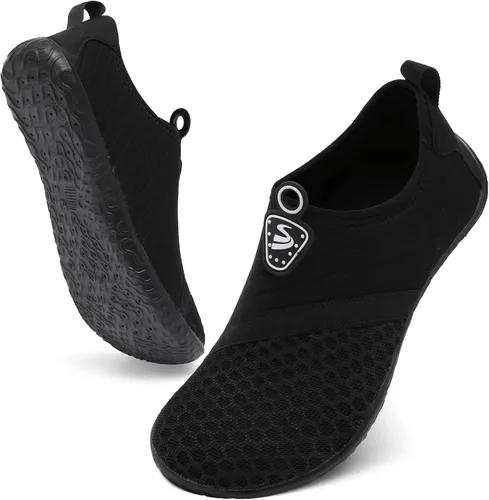 Vista 7 de Spesoul Zapatos acuáticos transpirables de secado rápido para mujer y hombre, calcetines acuáticos suaves para senderismo, natación, playa, surf