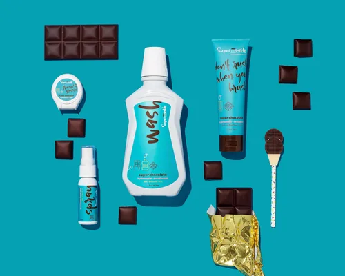 Vista 5 de SuperMouth Spray bucal sin flúor, fórmula alcalina, sin azúcar con prebióticos y xilitol, suave para niños, adultos y mujeres embarazadas, refresca
