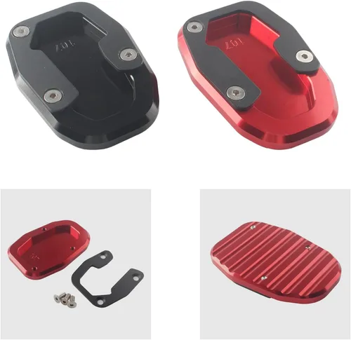 Vista 3 de Soporte lateral antideslizante para ampliar almohadilla para DUCATI DESERT X 2022-2023, color negro