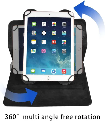 Vista 4 de Navitech Funda con teclado Bluetooth rotacional compatible con CHUWI HiPad Plus con pantalla táctil de 11 pulgadas