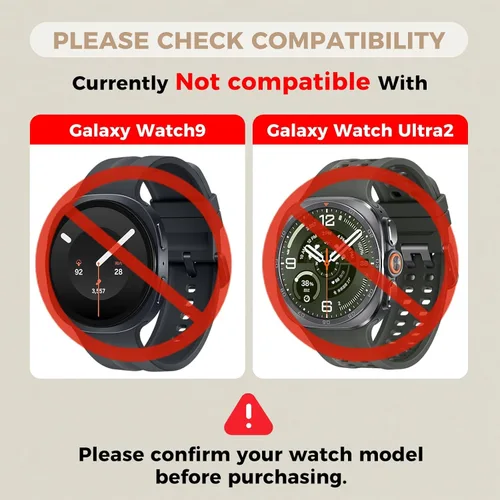 Vista 2 de Soporte de Carga para Cargador de Samsung Galaxy Watch, Base de Carga Magnética Modo Mesita de Noche con Luz y Cable USB para Watch 8/8