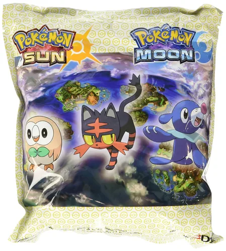 Vista 5 de Pokemon Sun and Pokemon Moon Dual Pack - 3 Bonus First Partner Pokemon Figures Nintendo 3DS