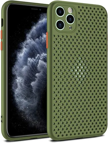 Vista 17 de Funda de disipación de calor para teléfono, nueva funda celular permeable con agujeros para disipación de calor, protección completa de lente