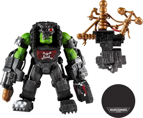 Vista 6 de Warhammer 40,000 Ork Big Mek Mega figura de acción con accesorio