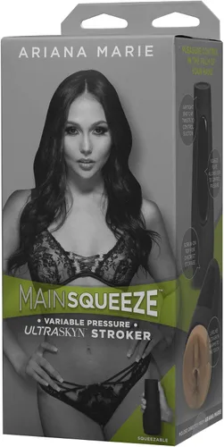Vista 14 de Doc Johnson Main Squeeze Ariana Marie - Placa de apriete para presión precisa - Tapa de extremo giratorio para controlar la succión - Discreto