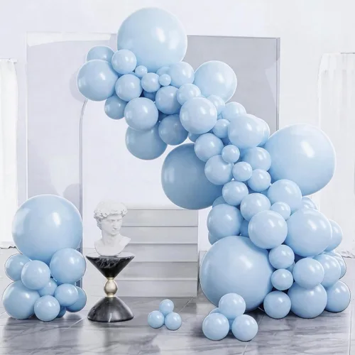 Vista 87 de PartyWoo - Globos nude de 140 piezas en diferentes tamaños de 18, 12, 10, 5 pulgadas, kit de arco de globos de color neutro y melocotón estilo boho