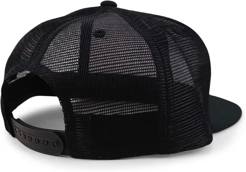 Vista 3 de Oversize 2XL Plain Structured Mesh Back Flatbill Snapback Cap