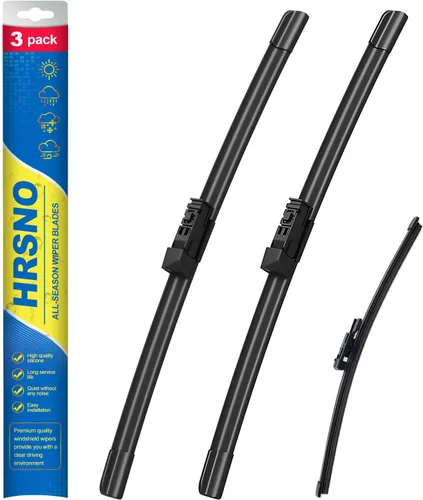 Vista 23 de Limpiaparabrisas de 15"+15" con juegos de escobillas limpiaparabrisas traseras de 13", repuesto automotriz para Jeep Wrangler 2007-2017, escobillas