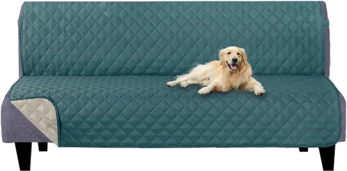 Vista 33 de U-NICE HOME Funda para sillón reclinable, reversible, con correas elásticas, resistente al agua, protege de perros y mascotas, sillón pequeño