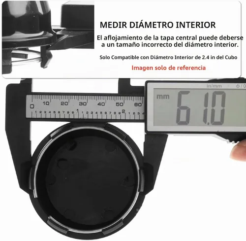 Vista 3 de RTrhinotuning 66mm Tapa central de rueda negra para AVID.1 Tapas centrales para llantas