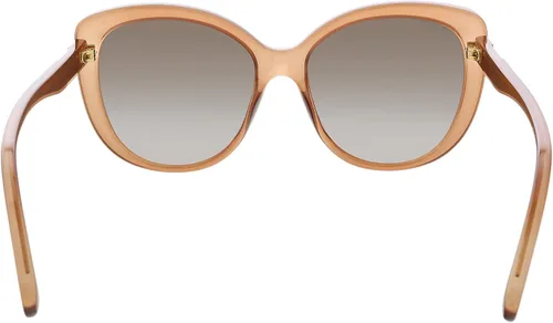 Vista 4 de Gucci GG 0789S 002 - Lentes de sol de plástico marrón con diseño de ojo de gato