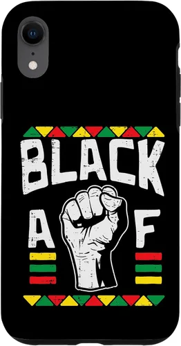 Vista 25 de Black AF Fist Dashiki Kente Pride BLM African American Gift Case for iPhone 17