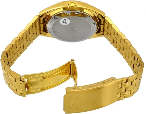 Vista 2 de Orient FAB00001D - Reloj automático para hombre con esfera de oro estándar de 3 estrellas color azul marino