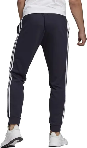 Vista 2 de adidas Pantalones Essentials de rizo francés con puños cónicos de 3 rayas para hombre