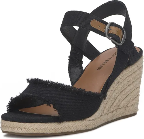 Vista 16 de Lucky Brand Sandalias de cuña Mindra para mujer Negro