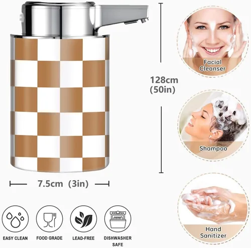 Vista 3 de Dispensador automático de jabón, dispensador de jabón para platos, dispensador de jabón para manos, baño sin contacto con sensor infrarrojo