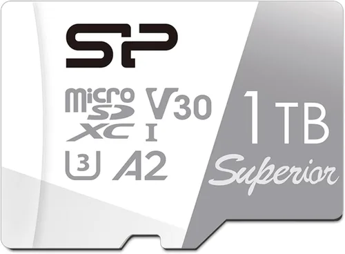 Vista 10 de Silicon Power 128GB Superior Micro SDXC UHS-I (U3), V30 4K A2, Tarjeta MicroSD de alta velocidad con adaptador