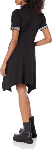 Vista 5 de Karl Lagerfeld Paris Vestido largo con camiseta de algodón de gran tamaño para mujer