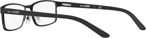 Vista 5 de Arnette An6110 - Juego de monturas rectangulares para gafas graduadas, negrolente de demostración, 2.087 in, Negro (blackDemo Lens)