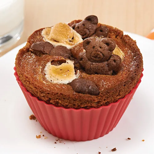 Vista 11 de Teddy Grahams Snacks Graham de chocolate, 6 cajas de 10 onzas