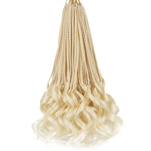 Vista 69 de Cabello para Trenzas Rizo Francés Color 1 Trenzas de Ganchillo Rizo Francés 10 Pulgadas Trenzas de Caja Cabello de Ganchillo para Mujeres y Niños