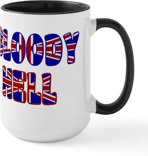 Vista 8 de CafePress BLOODY HELL Mugs Taza de café de cerámica de 15 oz (15.0 fl oz)