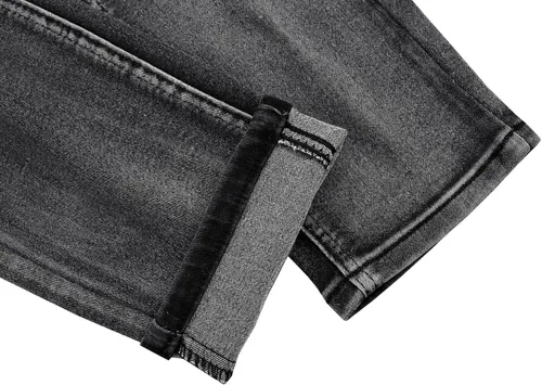 Vista 5 de LONGBIDA Overol de mezclilla para hombre, estilo vaquero, ajuste ceñido con bolsillos