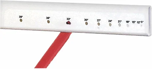 Vista 2 de Champion Sports - Valla de entrenamiento con altura ajustable, Roja