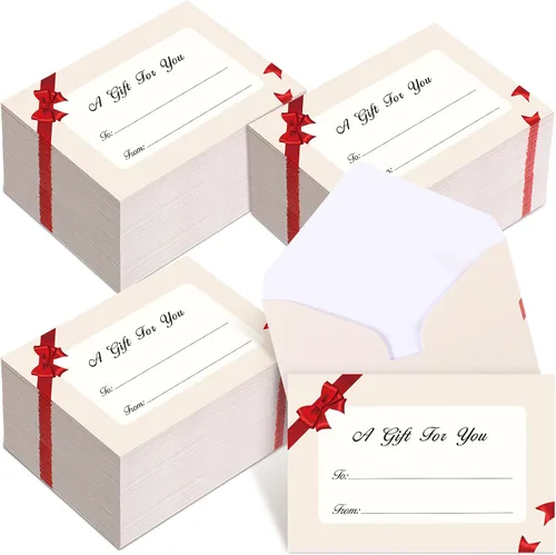 Vista 7 de Gueevin 600 piezas de sobres mini para tarjetas de regalo, fundas para tarjetas de vacaciones, sobres pequeños para regalos al por mayor para notas