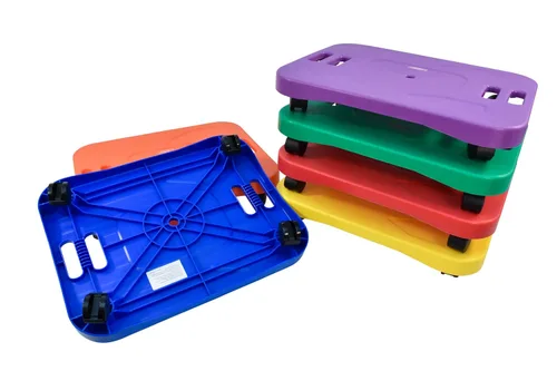 Vista 5 de Sportime Patinetes ergonómicos grandes, 17 x 22 pulgadas, juego de 6
