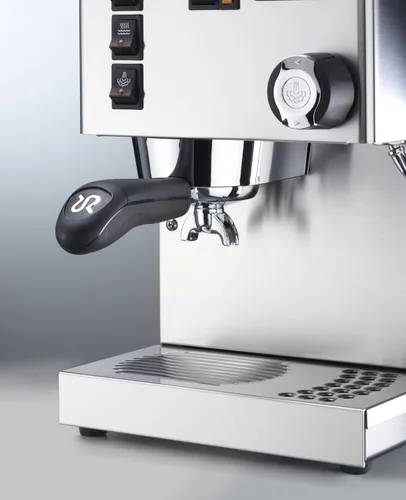 Vista 5 de Rancilio máquina Silvia Espresso con estructura de hierro y paneles laterales de acero inoxidable, 11,4 x 13,4 pulgadas