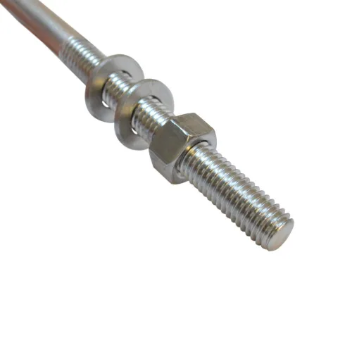 Vista 3 de Arandelas de tuerca de perno de ojo torneado de alambre marino estilo forja de acero inoxidable de 1/2 "x 8", 250 libras