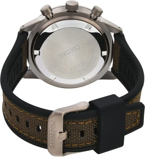 Vista 4 de Seiko SSB371P1 - Reloj cronógrafo para hombre con correa de lona