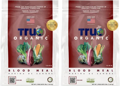 Vista 26 de True Organic Harina de sangre: fertilizante orgánico con alto contenido de nitrógeno para un rápido crecimiento vegetativo, bolsa de 3 libras cubre