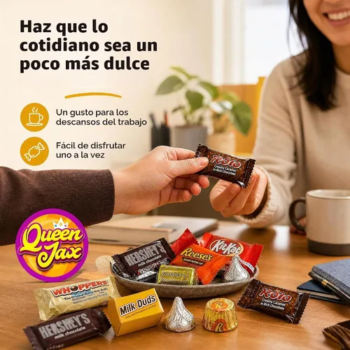 Vista 3 de Paquete surtido de dulces de chocolate – Mezcla de chocolate a granel de 20 libras – Dulces de chocolate envueltos individualmente – Variedad