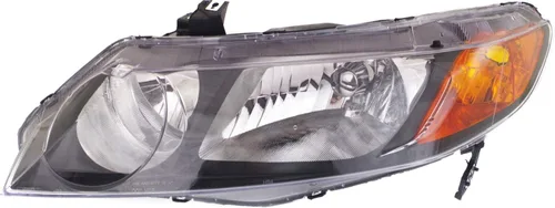 Vista 2 de Garage-Pro Faro delantero lateral del conductor y del pasajero para Honda Civic 2006-2008 Sedan halógeno compatible con DX, DX-G, EX, GX, LX, MUGEN