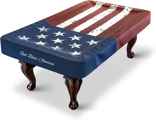 Vista 8 de Cubierta para Mesa de Billar BEARCOVER, Accesorios de Mesa de Billar de Piel Sintética Resistente Impermeable para Interior/Exterior, Accesorios