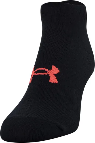 Vista 2 de Under Armour Calcetines esenciales ligeros de corte bajo para mujer, 6 pares